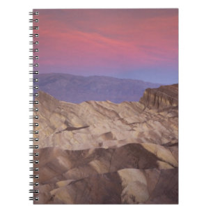 Mornings first light on Zabriskie Point and 2 Notebook