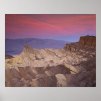 Mornings first light on Zabriskie Point and 2