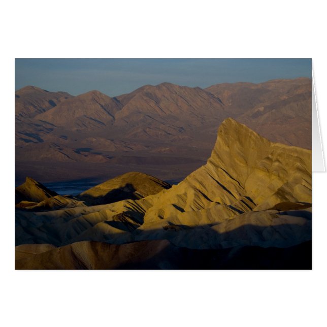Mornings first light on  Zabriskie Point and 3 (Front Horizontal)