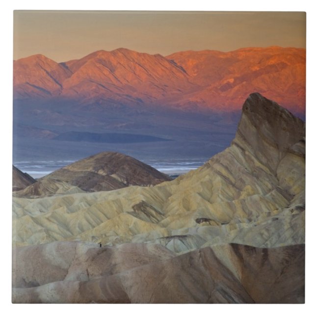 Mornings first light on  Zabriskie Point and Ceramic Tile (Front)