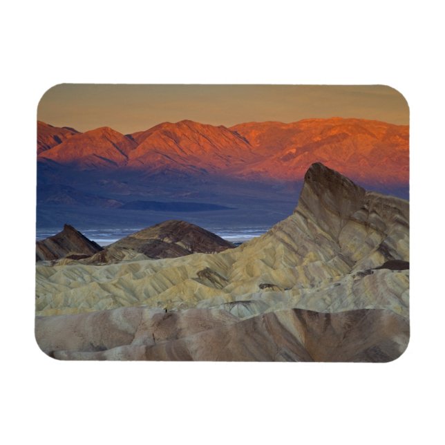 Mornings first light on  Zabriskie Point and Magnet (Horizontal)