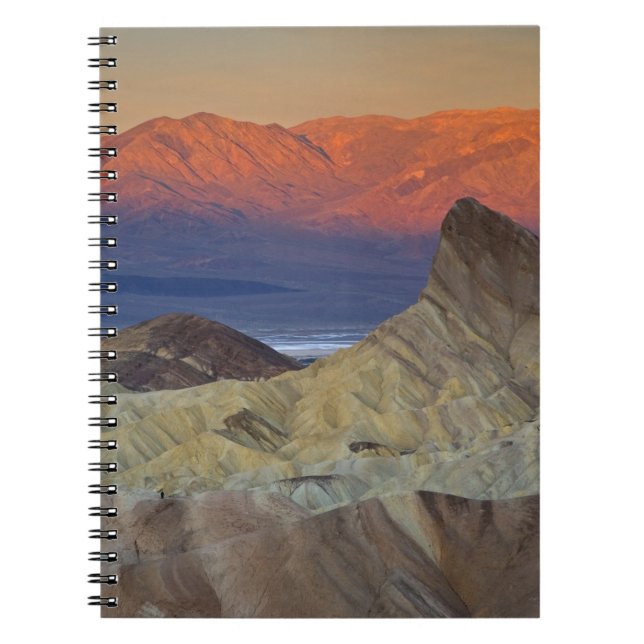 Mornings first light on  Zabriskie Point and Notebook (Front)