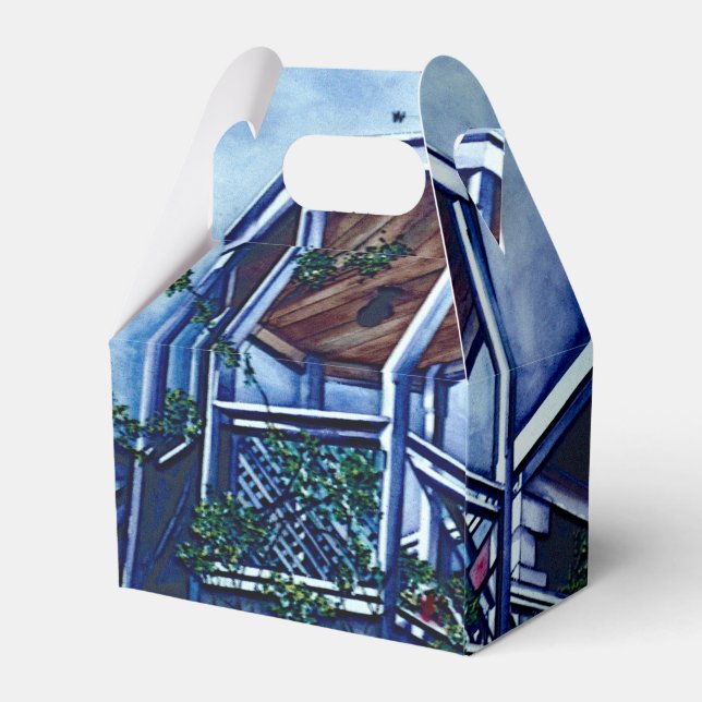 Morning's Light, Harbour Island, Bahamas Favour Box (Back Side)