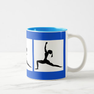 Mornings Yoga Two-Tone Coffee Mug