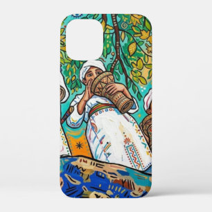 Moroccan Ahwash Amazigh Folk Art Print iPhone 12 Mini Case