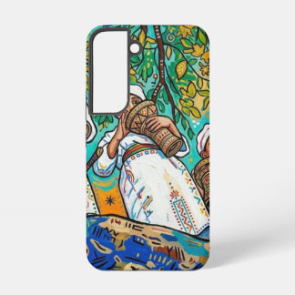 Moroccan Ahwash Amazigh Folk Art Print Samsung Galaxy Case