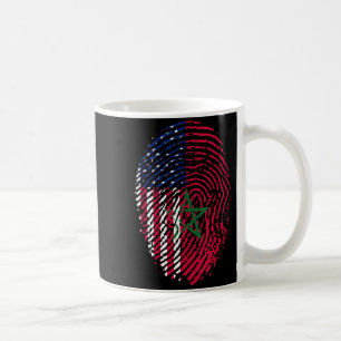 Moroccan American flag Independence day 4th of Coffee Mug