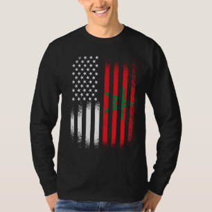 Moroccan American Heritage Month Morocco Patriot G T-Shirt