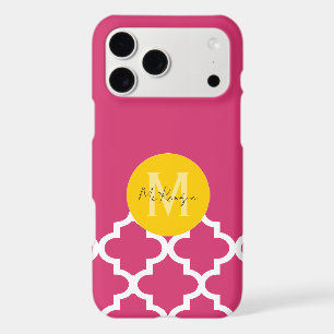 Moroccan Any Colour Personalised Monogram iPhone