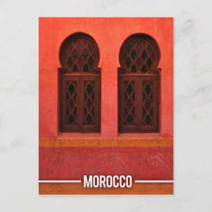 Moroccan Architecture, Marrakesh City Morocco Postcard