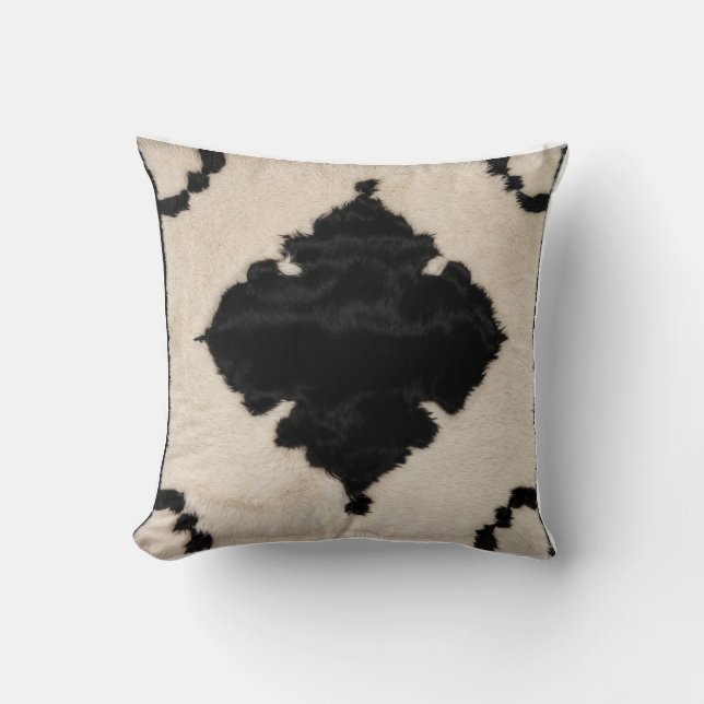 Moroccan Bliss: Black and White Kilim Pillows  (Front)