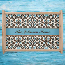 Moroccan Blue & Earth Personalised