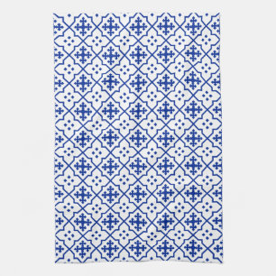 Moroccan Blue Tea Towel