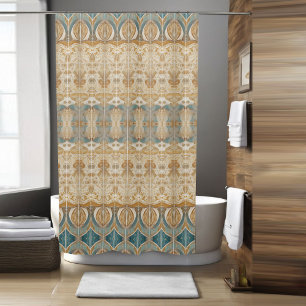 Moroccan Boho Shower Curtain Style 2