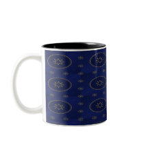 Moroccan Celestial Gold Star Mug