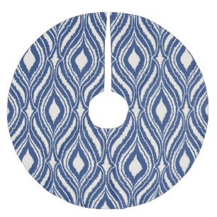 Moroccan damask, abstract seamless pattern. brushed polyester tree skirt