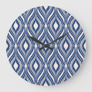 Moroccan damask, abstract seamless pattern. large clock