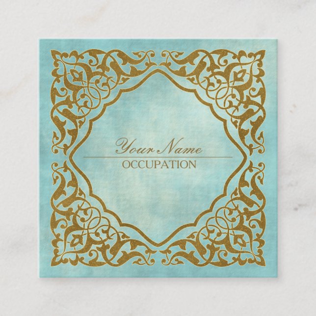 Moroccan Design - Business Card (Front)