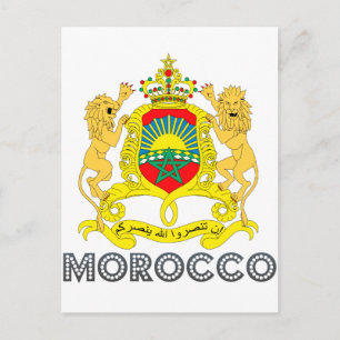 Moroccan Emblem Postcard