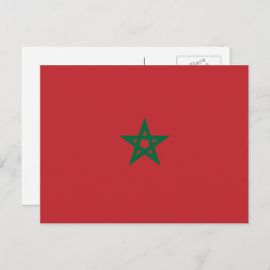Moroccan Flag, Flag of Morocco Postcard