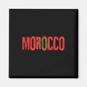 Moroccan Flag Morocco Soccer Jersey For Men Women Magnet