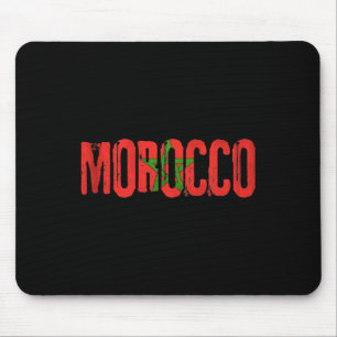 Moroccan Flag Morocco Soccer Jersey For Men Women Mouse Pad