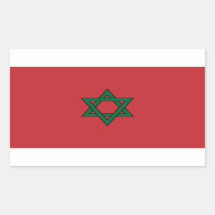 Moroccan flag Stickers