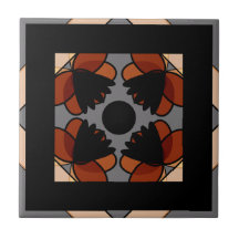 moroccan floral ceramic tile