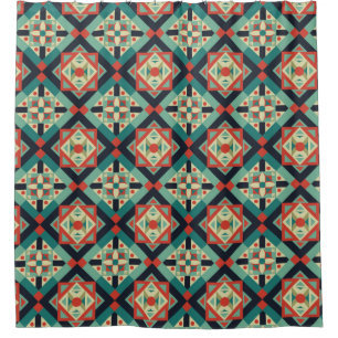 Moroccan Geometric Culture 1 Shower Curtain