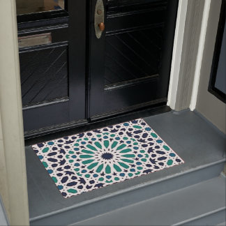 moroccan glaze on doormat