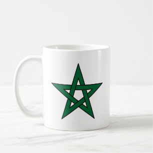 Moroccan Green Five-Pointed Star Mug