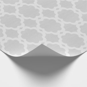 Moroccan Grey Wrapping Paper