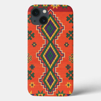 Moroccan Harmony in Orange iPhone 13 Case