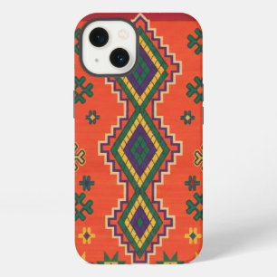 Moroccan Harmony in Orange iPhone 13 Case