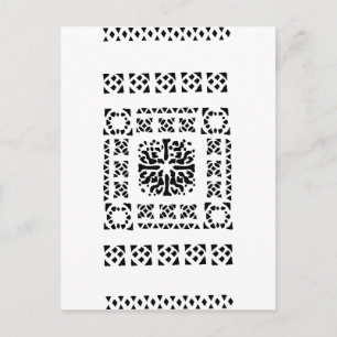 Moroccan Lantern Pattern Postcard
