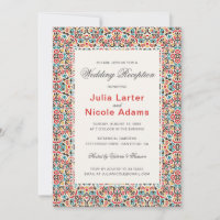 Moroccan Lattice Geo Mandala Wedding Reception