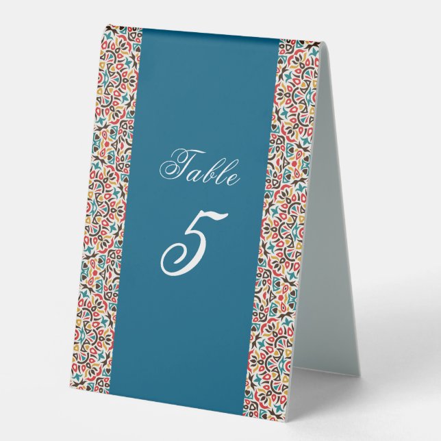 Moroccan Lattice Geometric Mandala Wedding (Front)