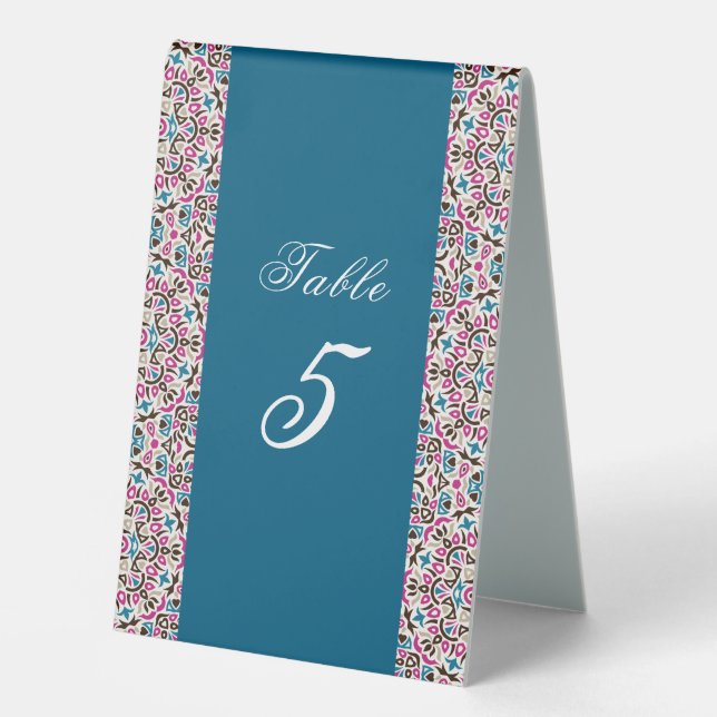 Moroccan Lattice Geometric Mandala Wedding (Front)