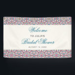 Moroccan Lattice Geometric Mandala Wedding Banner<br><div class="desc">Beautiful Invitation to celebrate Special occasions and festivals comes with digital and E-invitation as per your request. We would love to replicate our designs to make multiple products like rsvp cards, labels envelopes, and more. Customisation is available for ready to print on request at info@shamaurcreatif@gmail.com. Look Forward to hearing from...</div>
