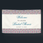 Moroccan Lattice Geometric Mandala Wedding Banner<br><div class="desc">Beautiful Invitation to celebrate Special occasions and festivals comes with digital and E-invitation as per your request. We would love to replicate our designs to make multiple products like rsvp cards, labels envelopes, and more. Customisation is available for ready to print on request at info@shamaurcreatif@gmail.com. Look Forward to hearing from...</div>