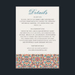 Moroccan Lattice Geometric Mandala Wedding Enclosure Card<br><div class="desc">Beautiful Invitation to celebrate Special occasions and festivals comes with digital and E-invitation as per your request. We would love to replicate our designs to make multiple products like rsvp cards, labels envelopes, and more. Customisation is available for ready to print on request at info@shamaurcreatif@gmail.com. Look Forward to hearing from...</div>