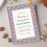 Moroccan Lattice Geometric Mandala Wedding