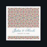 Moroccan Lattice Geometric Mandala Wedding Napkin<br><div class="desc">Beautiful Invitation to celebrate Special occasions and festivals comes with digital and E-invitation as per your request. We would love to replicate our designs to make multiple products like rsvp cards, labels envelopes, and more. Customisation is available for ready to print on request at info@shamaurcreatif@gmail.com. Look Forward to hearing from...</div>