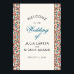 Moroccan Lattice Geometric Mandala Wedding Poster<br><div class="desc">Beautiful Invitation to celebrate Special occasions and festivals comes with digital and E-invitation as per your request. We would love to replicate our designs to make multiple products like rsvp cards, labels envelopes, and more. Customisation is available for ready to print on request at info@shamaurcreatif@gmail.com Look Forward to hearing from...</div>