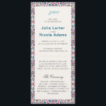 Moroccan Lattice Geometric Mandala Wedding Program<br><div class="desc">Beautiful Invitation to celebrate Special occasions and festivals comes with digital and E-invitation as per your request. We would love to replicate our designs to make multiple products like rsvp cards, labels envelopes, and more. Customisation is available for ready to print on request at info@shamaurcreatif@gmail.com. Look Forward to hearing from...</div>