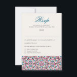 Moroccan Lattice Geometric Mandala Wedding RSVP Card<br><div class="desc">Beautiful Invitation to celebrate Special occasions and festivals comes with digital and E-invitation as per your request. We would love to replicate our designs to make multiple products like rsvp cards, labels envelopes, and more. Customisation is available for ready to print on request at info@shamaurcreatif@gmail.com. Look Forward to hearing from...</div>