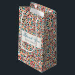 Moroccan Lattice Geometric Mandala Wedding Small Gift Bag<br><div class="desc">Beautiful Invitation to celebrate Special occasions and festivals comes with digital and E-invitation as per your request. We would love to replicate our designs to make multiple products like rsvp cards, labels envelopes, and more. Customisation is available for ready to print on request at info@shamaurcreatif@gmail.com. Look Forward to hearing from...</div>