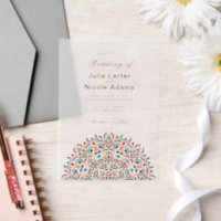 Moroccan Lattice Geometric Mandala Wedding