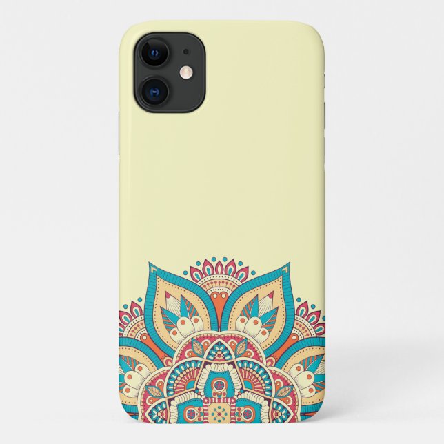 Moroccan mandala colourful ethnic pattern Case-Mate iPhone case (Back)