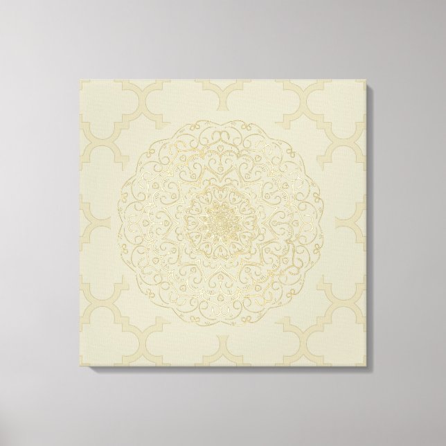 Moroccan Mandala - Wrapped Canvas (Front)